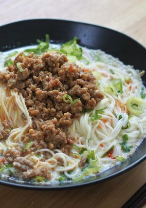 濃厚ピリ辛マイルドな冷やし坦々そうめん-レシピのメイン写真