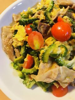 ピーマン&ゴーヤー●苦い系チャンプルー-レシピのメイン写真