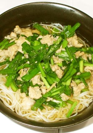 温かい素麺にゅうめん♪簡単冷え性漢方薬膳-レシピのメイン写真