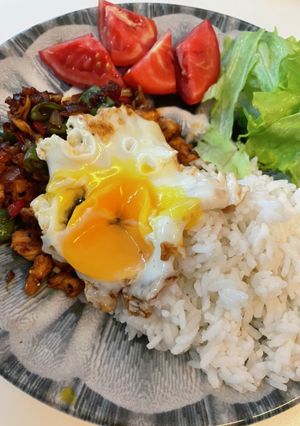 ムネ肉を使った、ガパオガイ-レシピのメイン写真