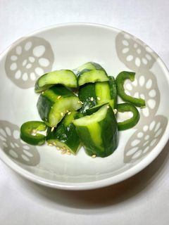 きゅうりと大葉の浅漬け ハラペーニョ入り-レシピのメイン写真