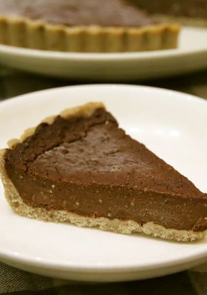 キヌアたっぷり！ひんやりローチョコタルト-レシピのメイン写真
