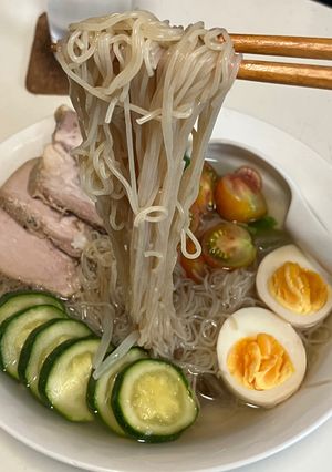 つめたい麺　そば粉入り冷麺-レシピのメイン写真