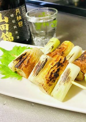 ちくわとネギの岩塩焼き-レシピのメイン写真