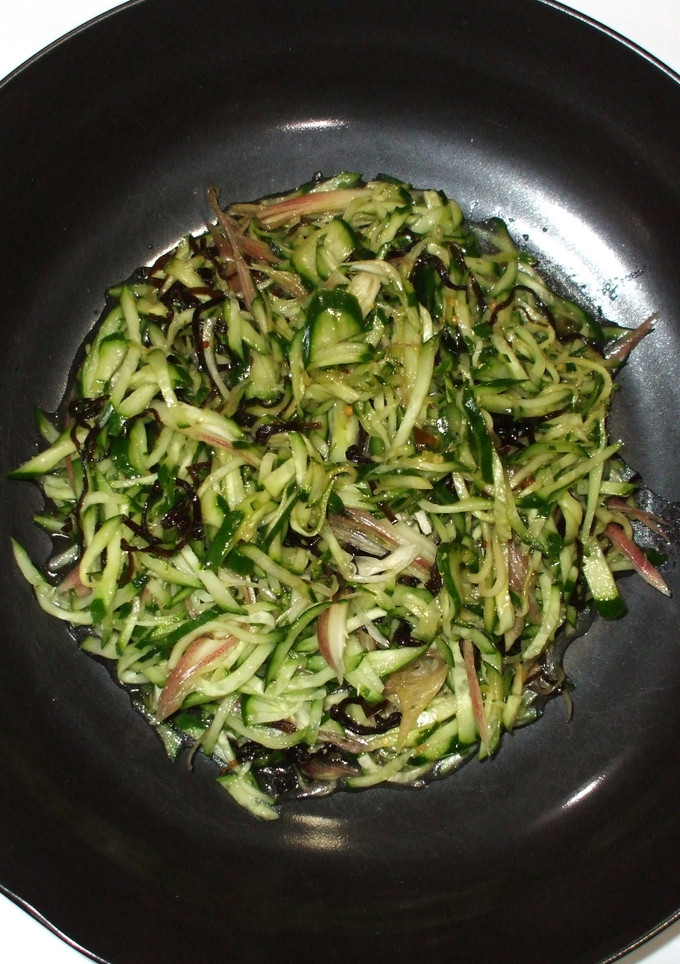 塩昆布みょうが胡瓜♪簡単熱中症に漢方薬膳-レシピのメイン写真