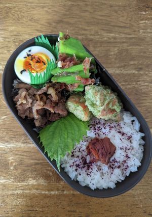 JK☆夏野菜と焼肉弁当♪-レシピのメイン写真