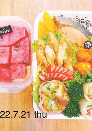 男子高校生お弁当★215-レシピのメイン写真