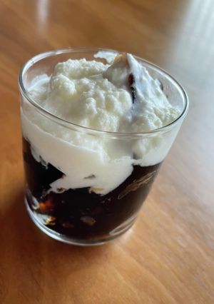 裏技！クリームが溶けないコーヒーゼリー-レシピのメイン写真