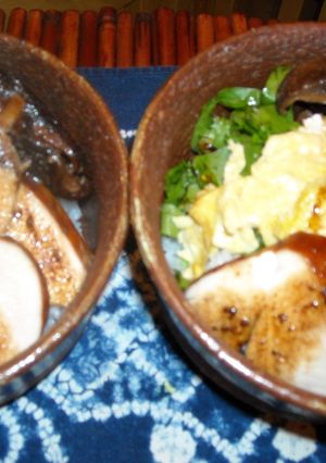 照り焼き親子どんぶり（椎茸入り）-レシピのメイン写真
