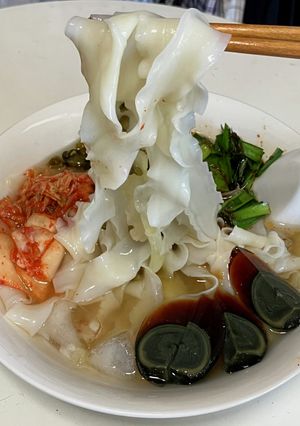 つめたい麺　冷やし刀削麺（順留湯）-レシピのメイン写真