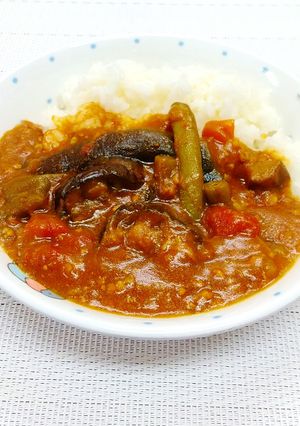 夏野菜のキーマカレー☆-レシピのメイン写真