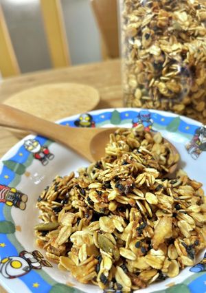 髪活！簡単グラノーラ♪小麦粉なし-レシピのメイン写真
