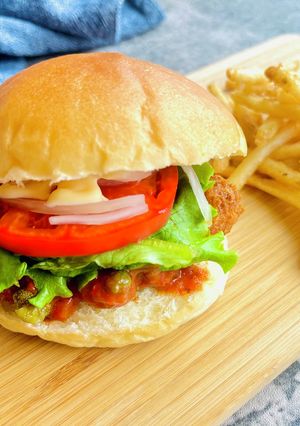地中海風フィッシュバーガー-レシピのメイン写真