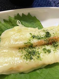 簡単1品♡ちくわのチーズかけ-レシピのメイン写真