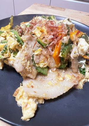 我が家の定番☆豚バラ肉のゴーヤチャンプル-レシピのメイン写真