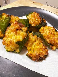 生とうもろこしと大葉の天ぷら-レシピのメイン写真