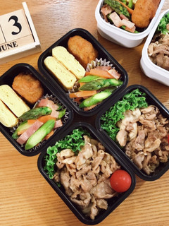 牛カルビ炒め弁当 22/6.13-レシピのメイン写真