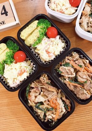 豚こまもやし炒め弁当 22/6.14-レシピのメイン写真