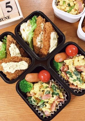白身魚フライ弁当 22/6.15-レシピのメイン写真