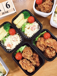 鶏もも肉唐揚げ弁当 22/6.16-レシピのメイン写真