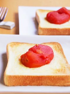 トマトのせトースト-レシピのメイン写真