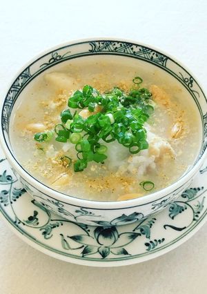 【朝がゆ】夏バテ予防の薬膳がゆ-レシピのメイン写真