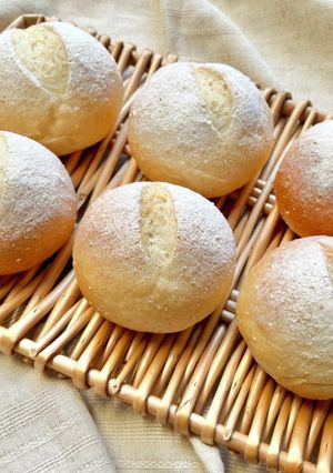 乳・卵なし！豆腐と全粒粉の丸パン-レシピのメイン写真