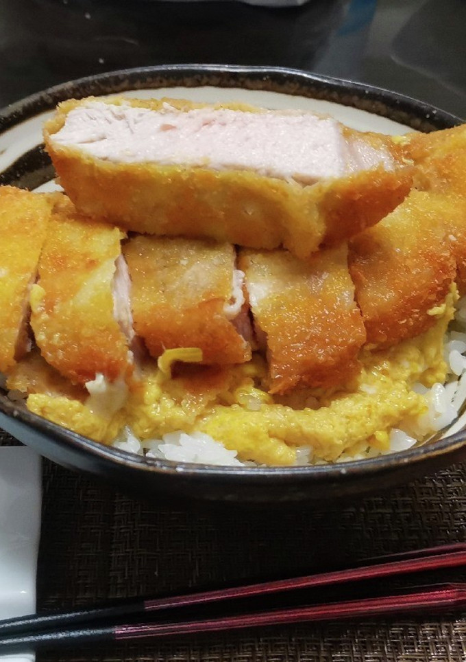 とじないカツ丼(丸七 風)-レシピのメイン写真