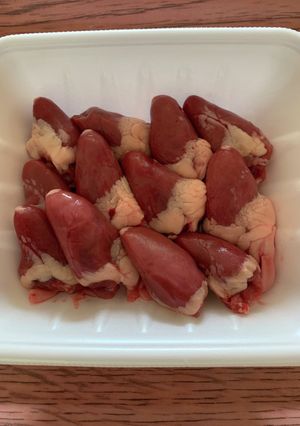 【閲覧注意】鶏ハツを焼くよ♡-レシピのメイン写真