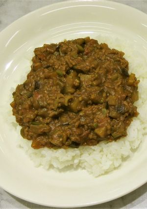 【レンジで調理】夏野菜ドライカレー@倉敷-レシピのメイン写真