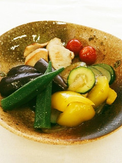 【バランス】鶏肉と夏野菜の焼きびたし-レシピのメイン写真