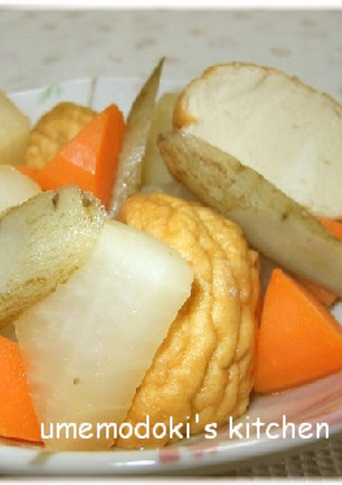 魚河岸揚げと野菜の煮物-レシピのメイン写真