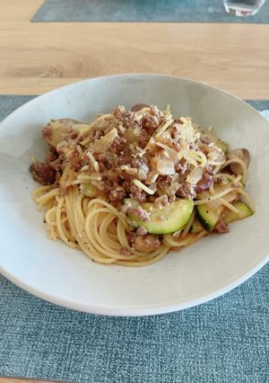 意外な美味しさ！味噌のビーフスパゲッティ-レシピのメイン写真