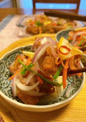 鶏唐揚げの南蛮漬け-レシピのメイン写真