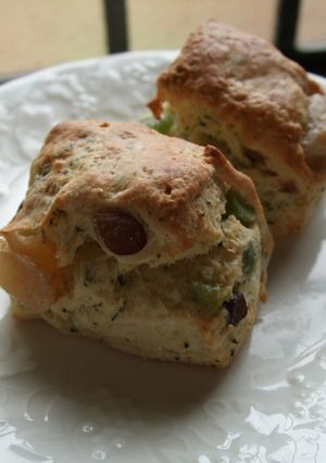 緑茶と甘納豆のスコーン-レシピのメイン写真