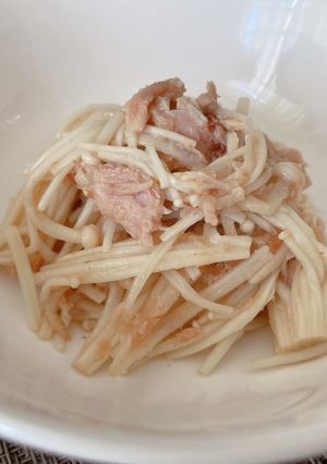 栄養たっぷり！ツナとえのきの簡単和え物-レシピのメイン写真