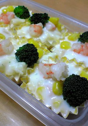 【お弁当】カップスープでプチグラタン-レシピのメイン写真