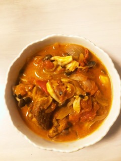 やみつき★チキンのトマトカレー煮込み-レシピのメイン写真