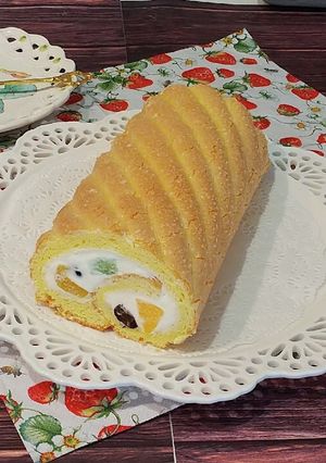 フルーツ ロールケーキ-レシピのメイン写真