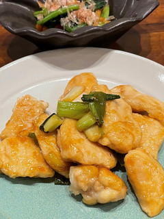 青ネギと鶏むねの甘酢炒め-レシピのメイン写真