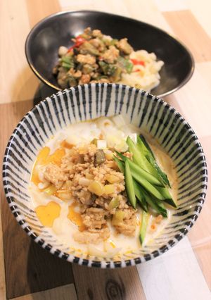 レンジで時短！夏ランチ！絶品担々うどん！-レシピのメイン写真