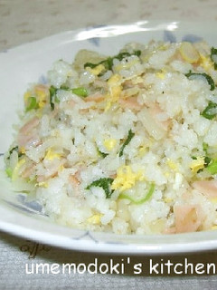 青菜入り炒飯-レシピのメイン写真