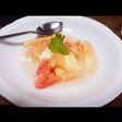 簡単!桃とマスカルポーネチーズのデザート