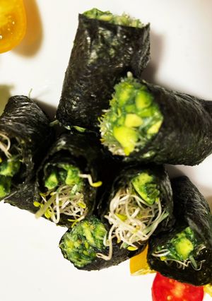 栄養たっぷりお野菜のネギトロ風細巻き-レシピのメイン写真