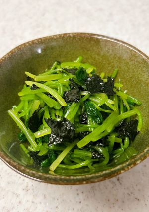 湯通し三つ葉と焼き海苔のナムル-レシピのメイン写真