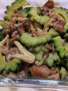 豚こま肉とゴーヤの味噌炒め-レシピのメイン写真