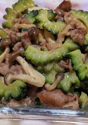 豚こま肉とゴーヤの味噌炒め-レシピのメイン写真