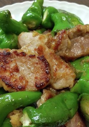 豚ひれ肉と万願寺とうがらしの生姜焼き-レシピのメイン写真