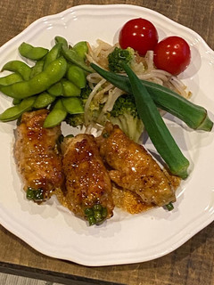 簡単!ニンニクの芽の肉巻き-レシピのメイン写真