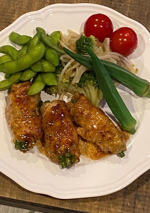 簡単！ニンニクの芽の肉巻き-レシピのメイン写真